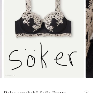 Balconettebehå Sofia Pretty Flowers Bh från intimissimi!  - Jag söker efter den här svarta bh-n med vit spets.  Man kan alltid diskutera om priset. Men mitt max är nog 410. Jag helst vill jag att bh-n vara 70D alltså den minsta storleken! Kontakta mig för mer information ❤️