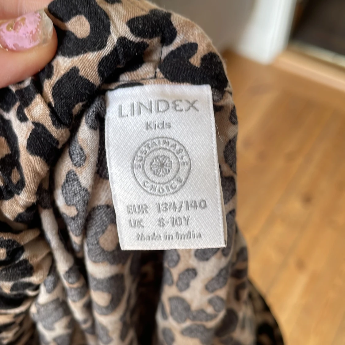 Leopardmönstrad kjol från Lindex - 2