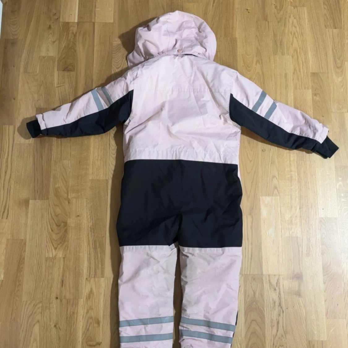 Rosa/svart vinteroverall  - 1