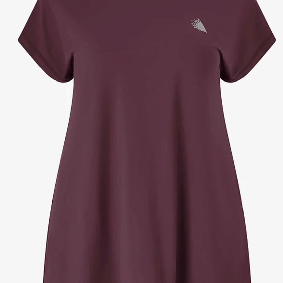 Vinröd tränings T-shirt/Tunika