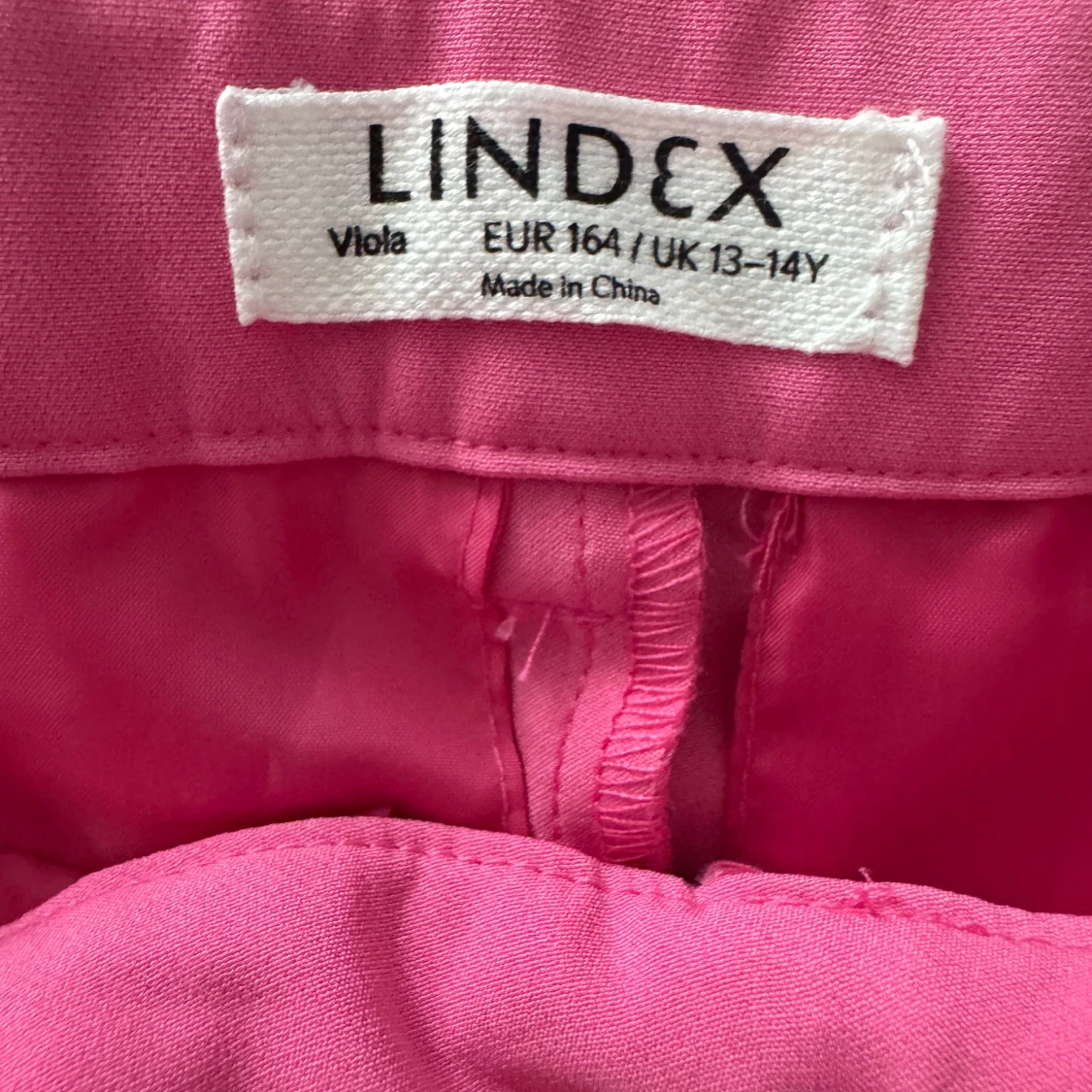 Rosa wide byxor från Lindex - 2