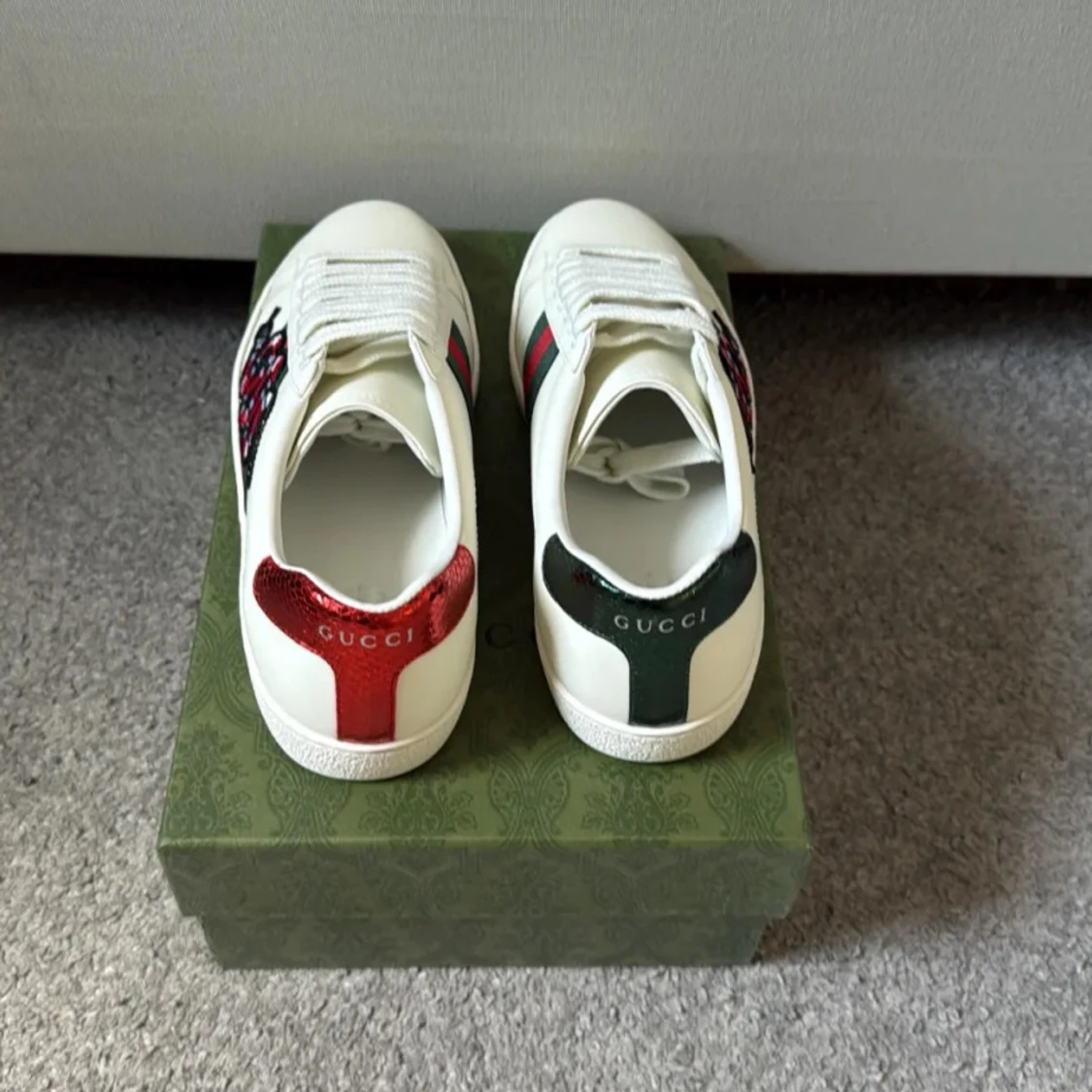 Gucci Ace sneakers med orm brodyr - 1