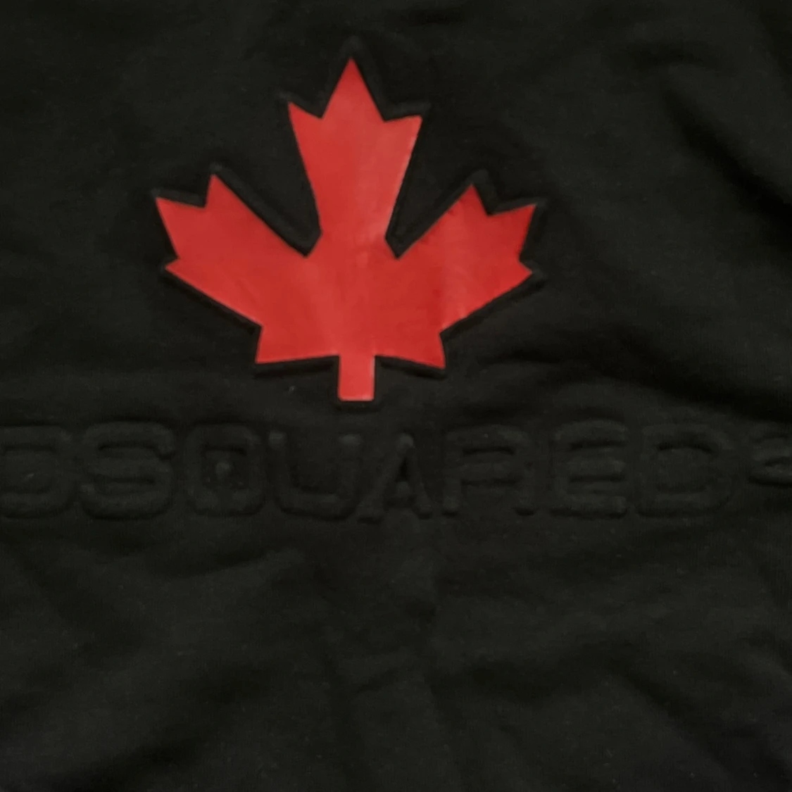 Svart Dsquared2 sweatshirt med lönnlöv - 1