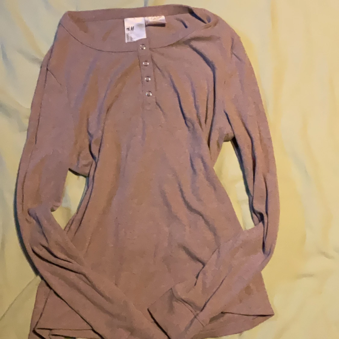 Beige långärmad tröja från H&M