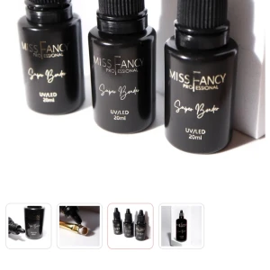Miss Fancy Super Bonder 20ml - Miss Fancy Super Bonder är en svart flaska med 20ml innehåll, anpassad för UV/LED. Perfekt för att försegla och ge extra hållbarhet till fransar eller naglar. Snygg och stilren design med guldtext på svart bakgrund. Det är drygt 1/4 som är använd. 