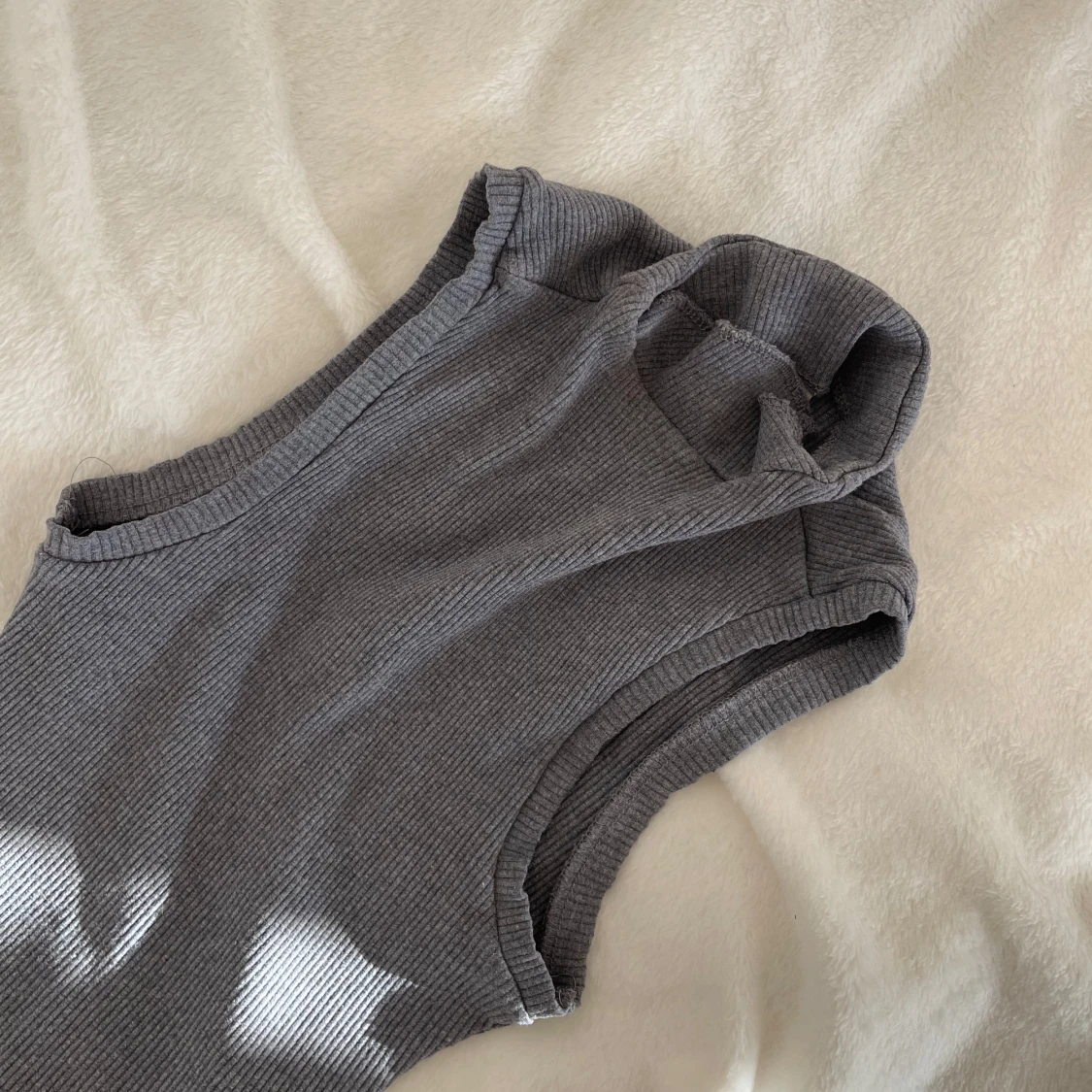 Grå lång maxi klänning  - 3