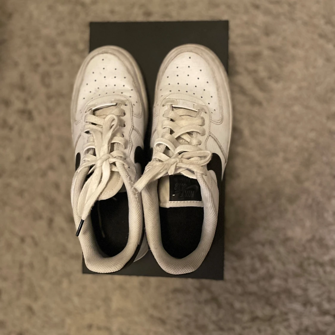 Nike Air Force 1 White - strl 39 - 1