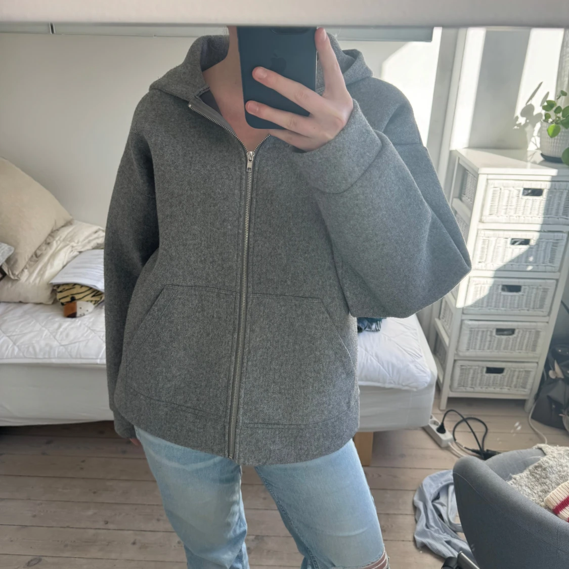 Kappa/jacka med luva