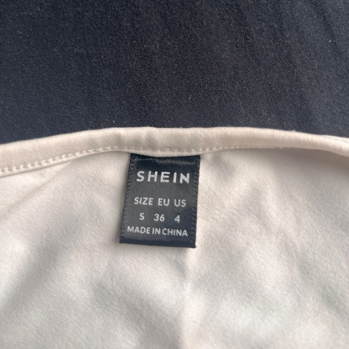 Vit långärmad topp med knyt från SHEIN - 2