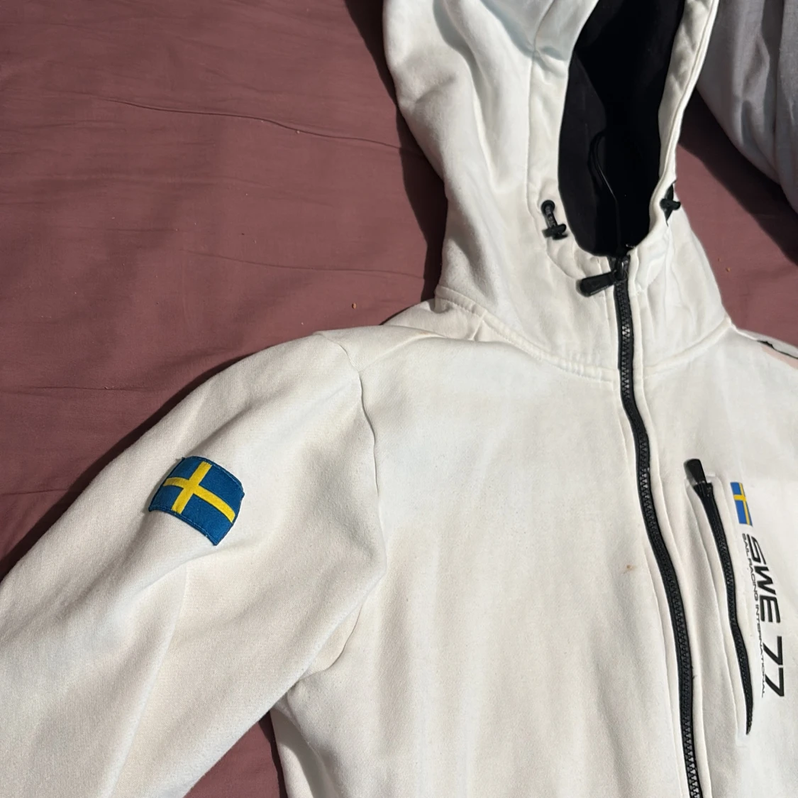 Vit hoodiejacka från Sail Racing International - 1
