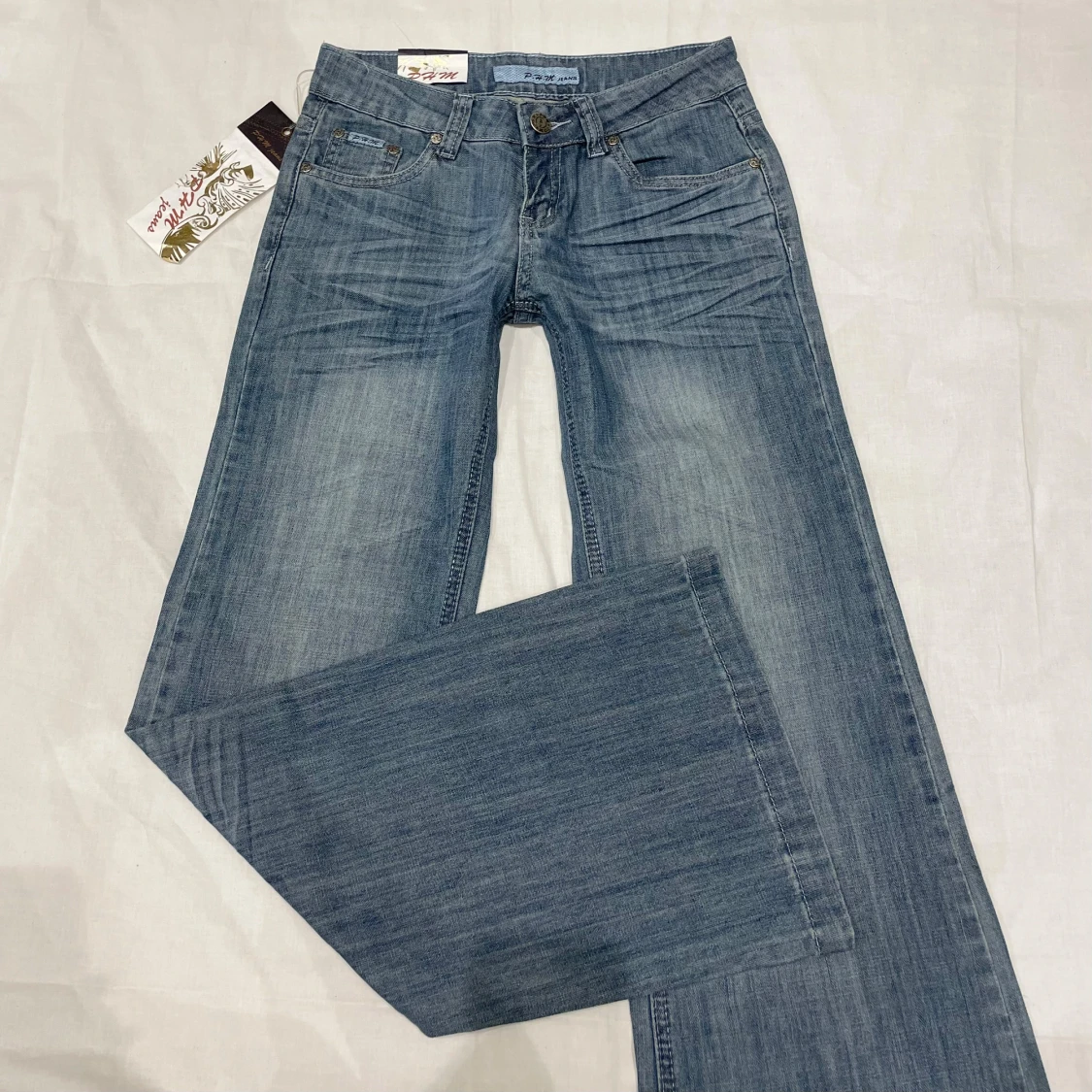 Lågmidjade bootcut jeans❤️ - 3