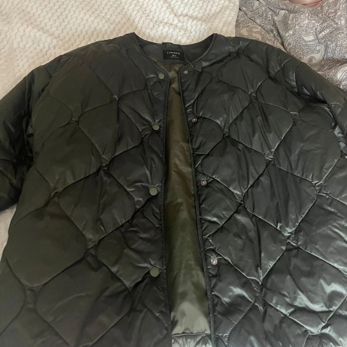 Grön höst jacka  - 4