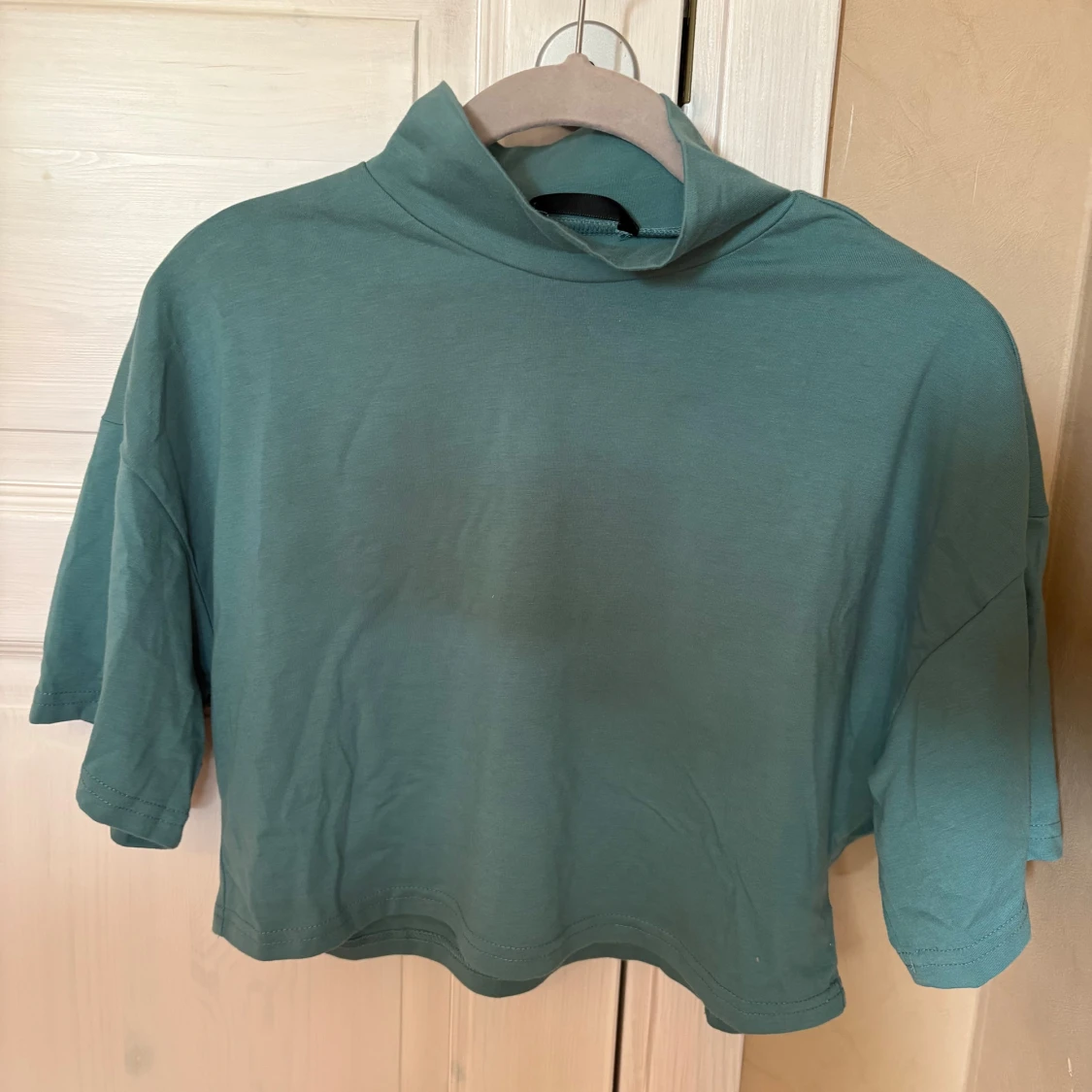 Turkos croppad polotopp  - 3