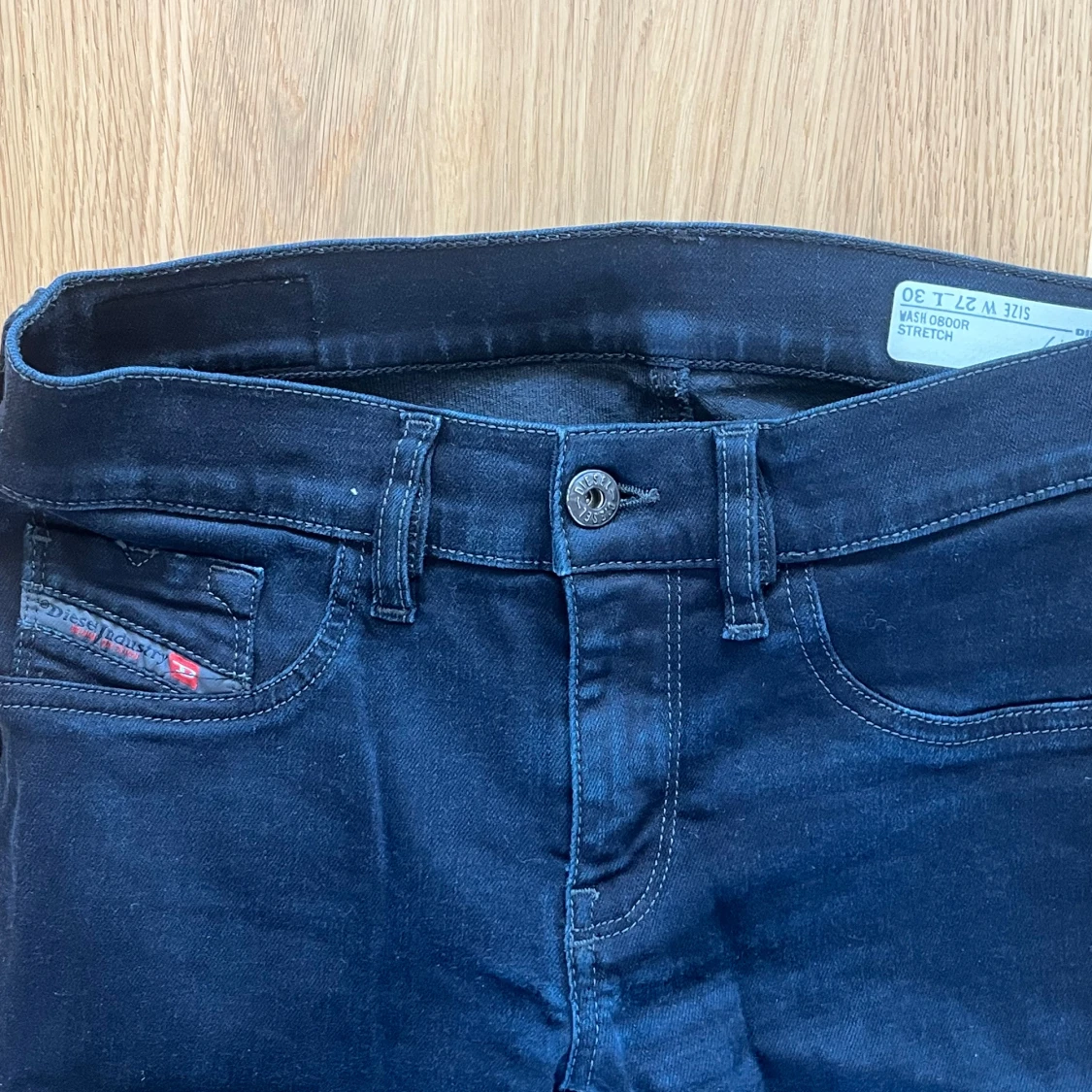 Mörkblå bootcut jeans från Diesel - 1