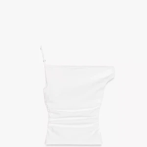 Vit offshoulder croppad topp - Vitt topp fr Zara strl S men känns som Xs.     aldrig använd