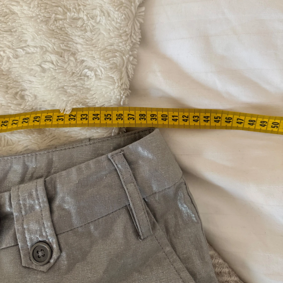 Silvriga minishorts - 2