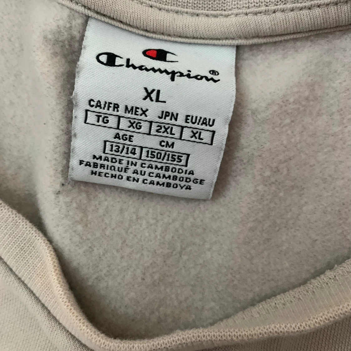 Beige Champion sweatshirt - 2