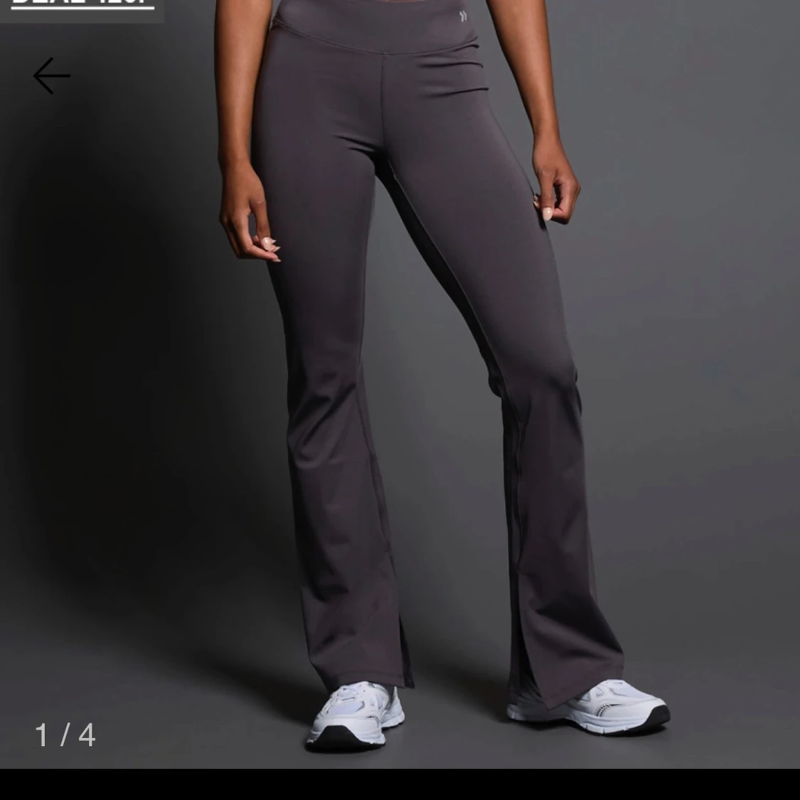 träningsbyxor med slits