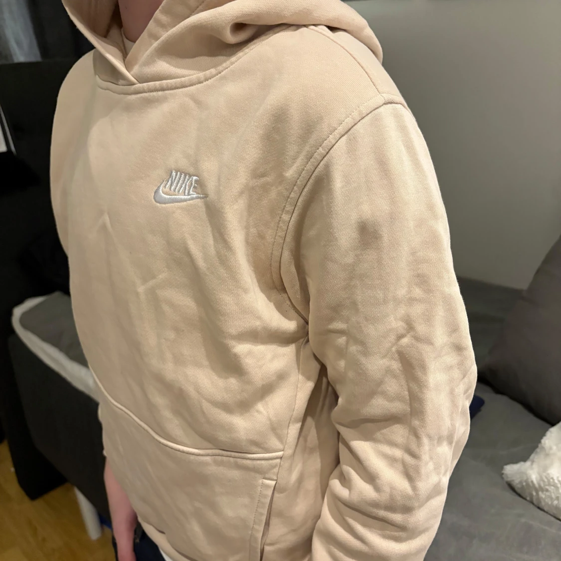 Beige hoodie från Nike