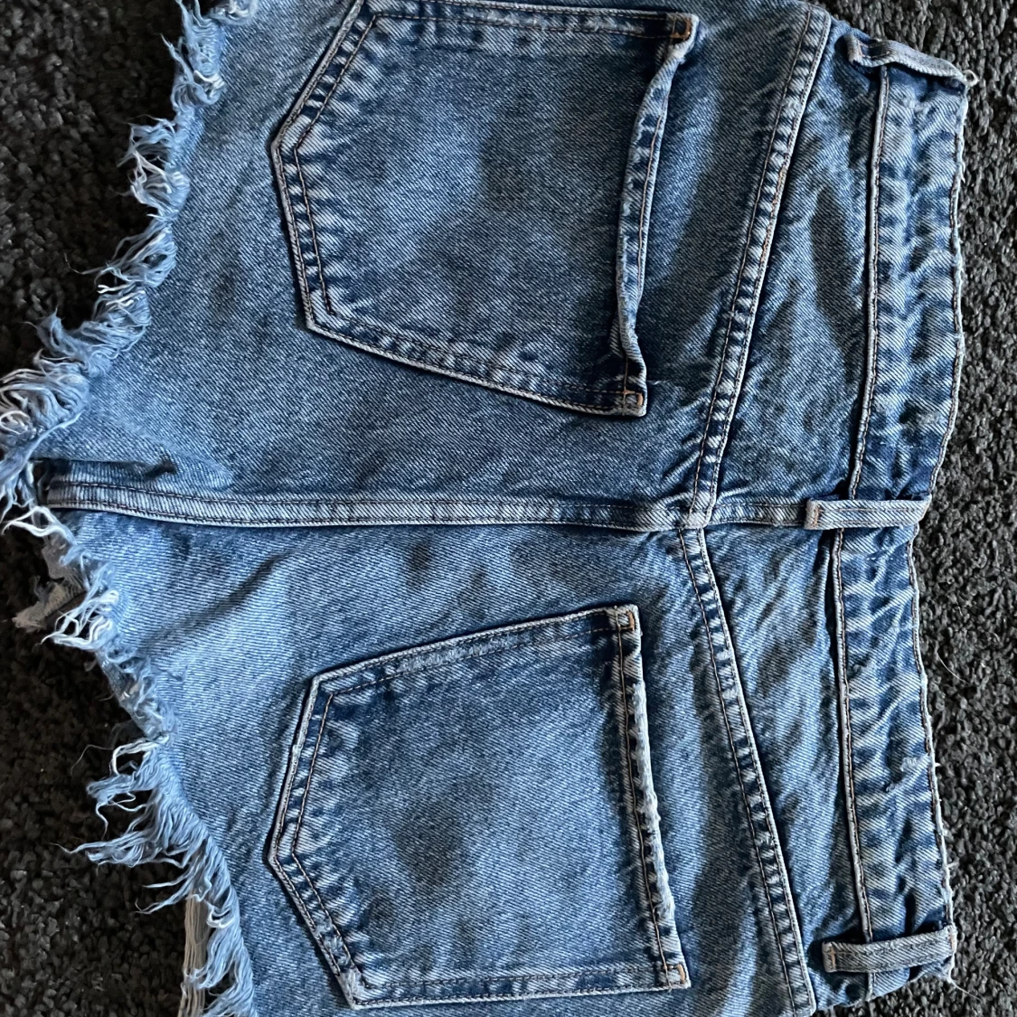 Blå jeansshorts från Zara - 1