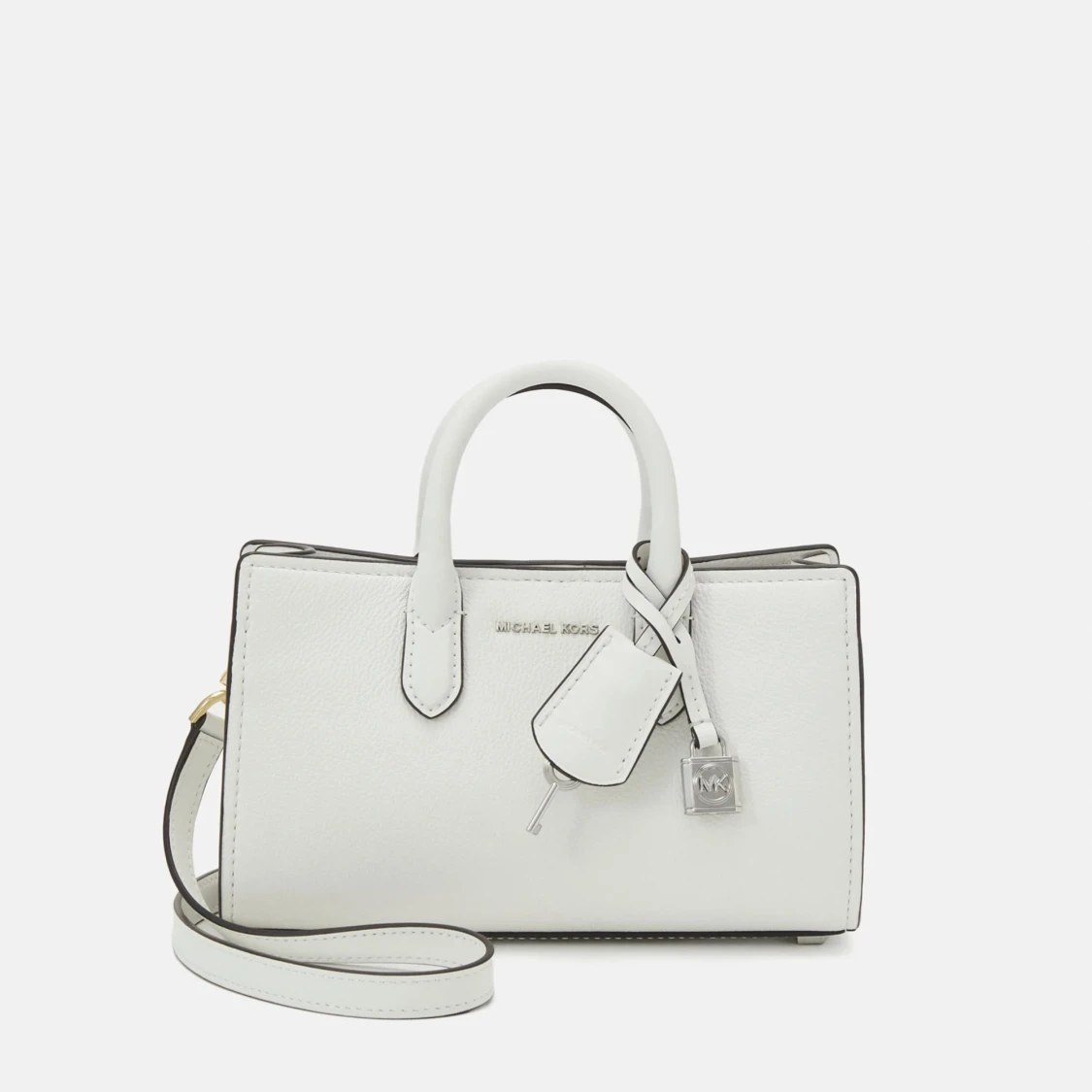 Vit handväska från Michael Kors