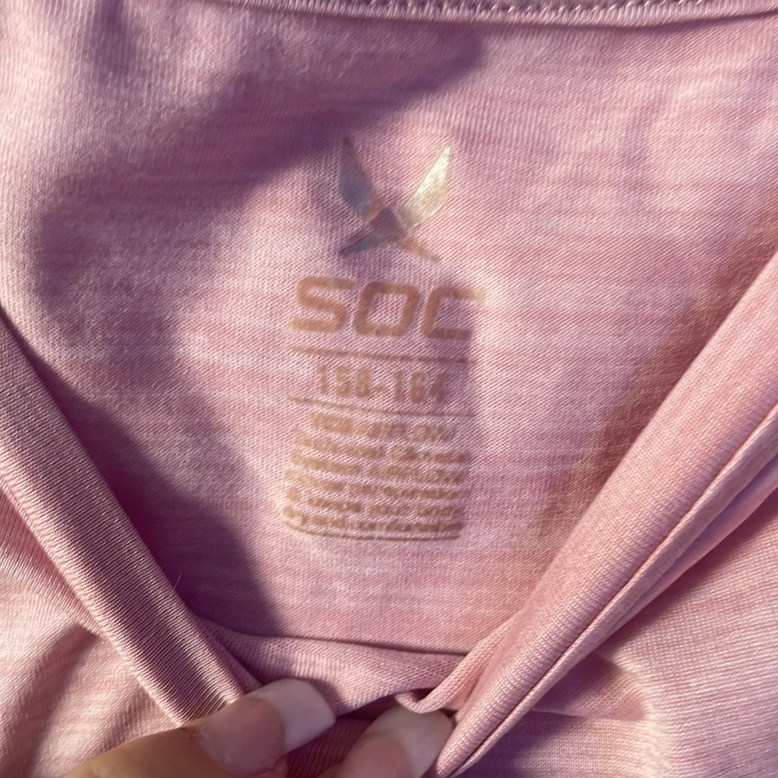 Rosa ärmlös topp från SOC - 2