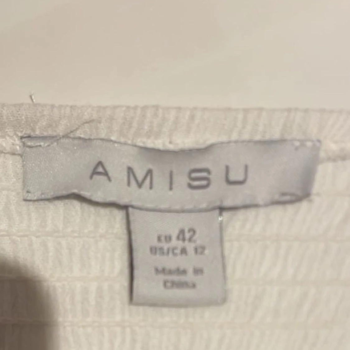 Vit långklänning från Amisu - 2