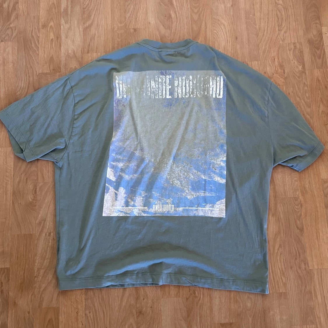 Oversized grön t-shirt ASOS DESIGN - 1