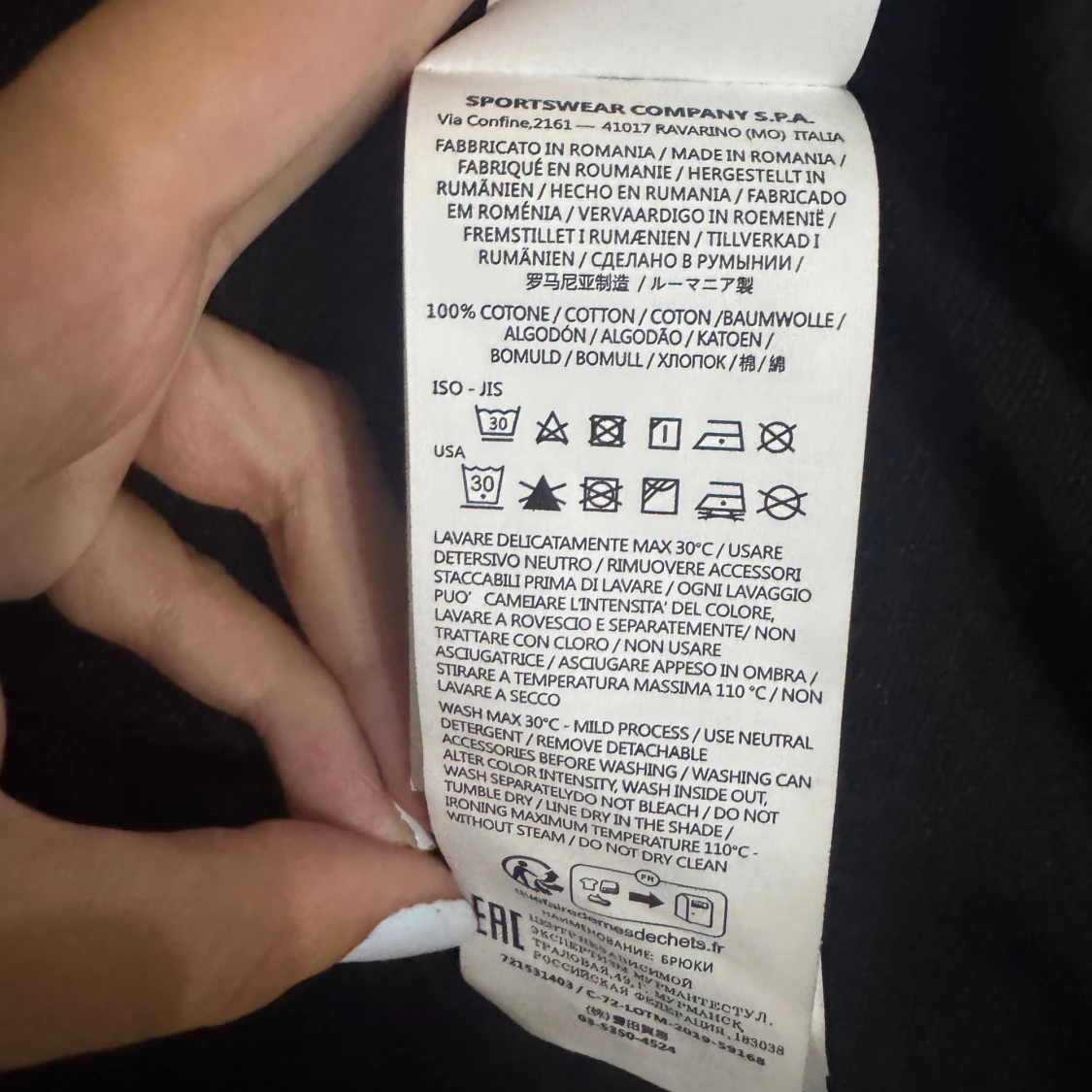 Svart hoodiejacka från Stone Island - 4