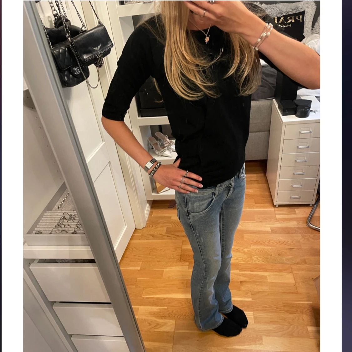 Low waist bootcut jeans - 1