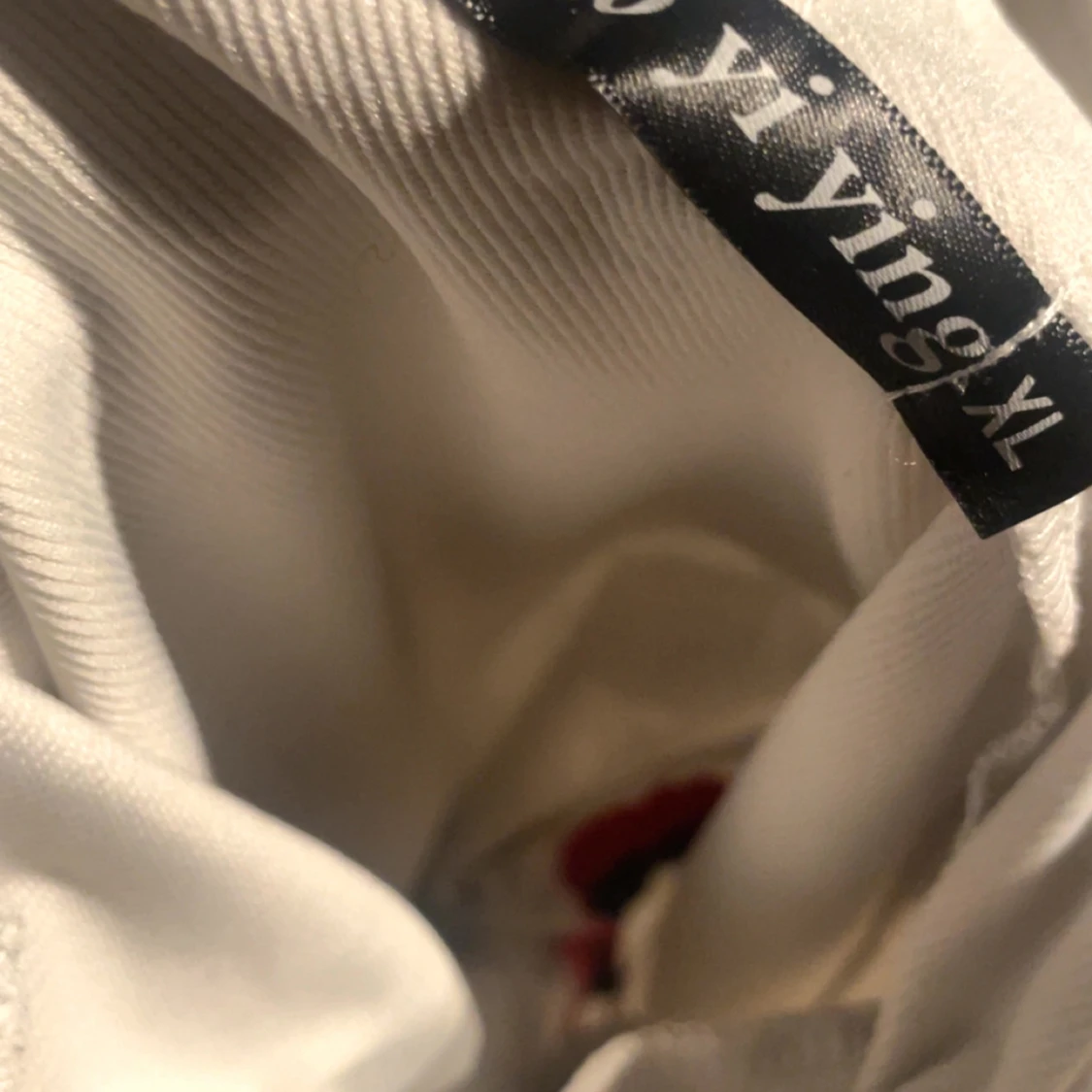 Vit hoodie VKFKBISON med tryck XL - 2