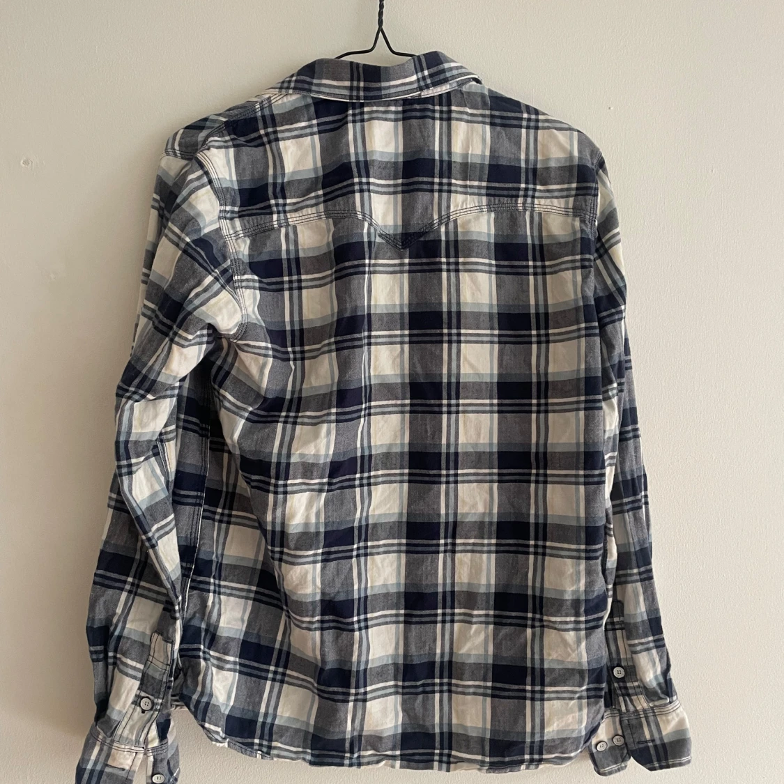 Rutig skjorta från Levi's, blå/vit S - 2