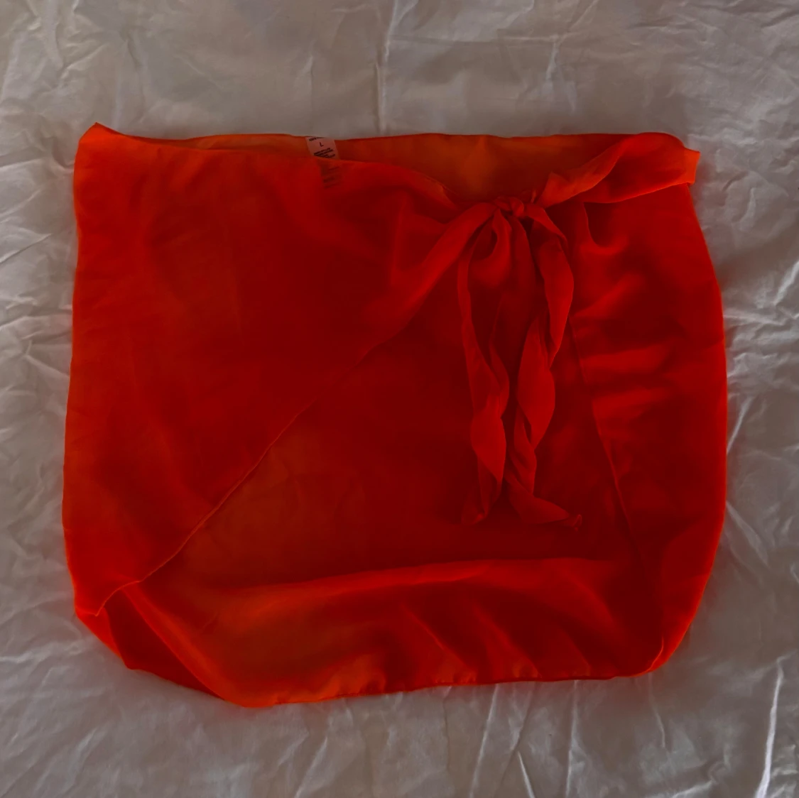 Orange bikini med cover up - 1