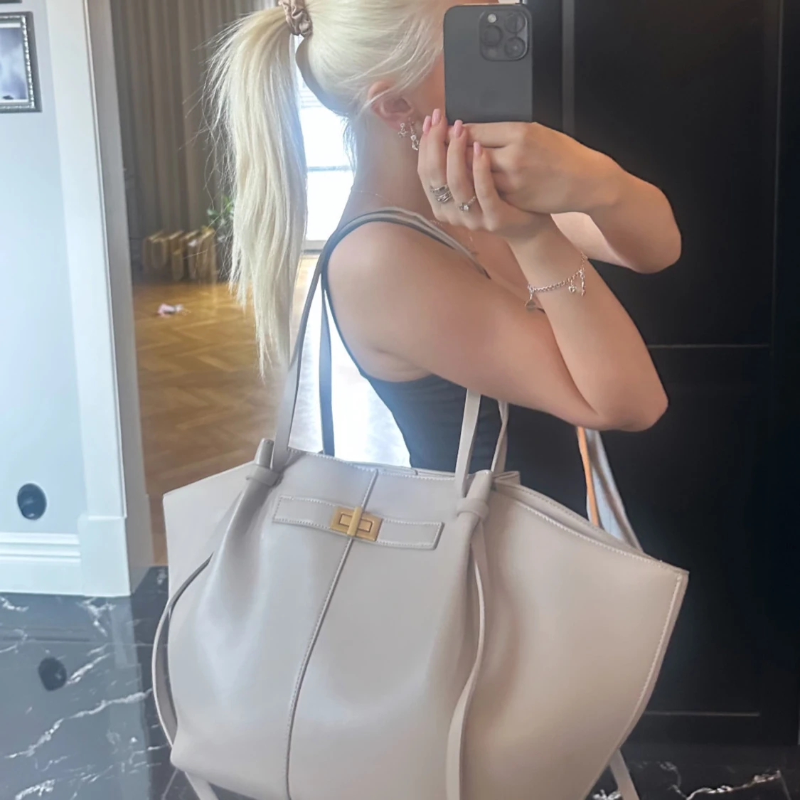 long strap pu bag - 2