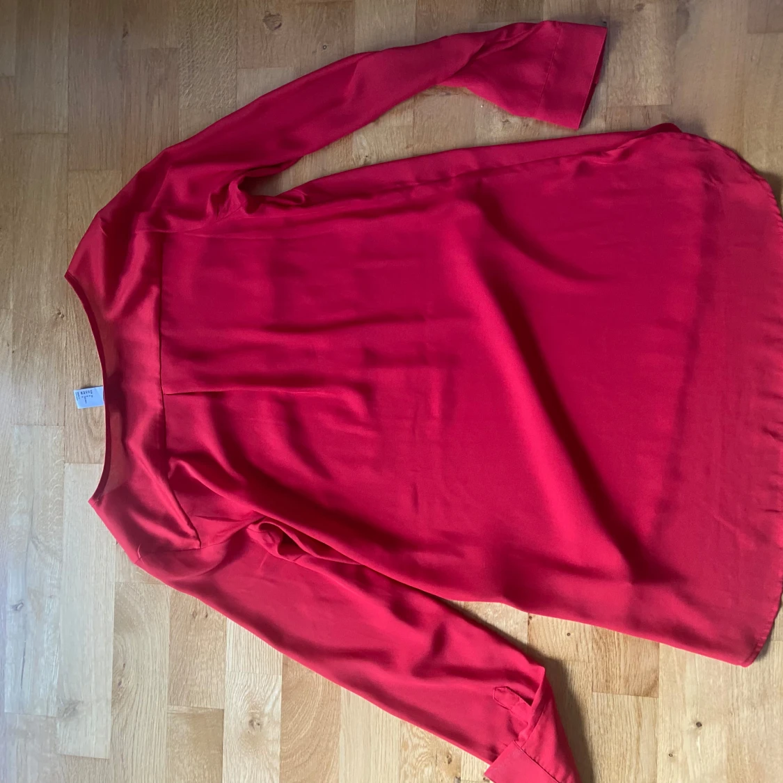 Svart och röd långärmad henley från H&M - 3