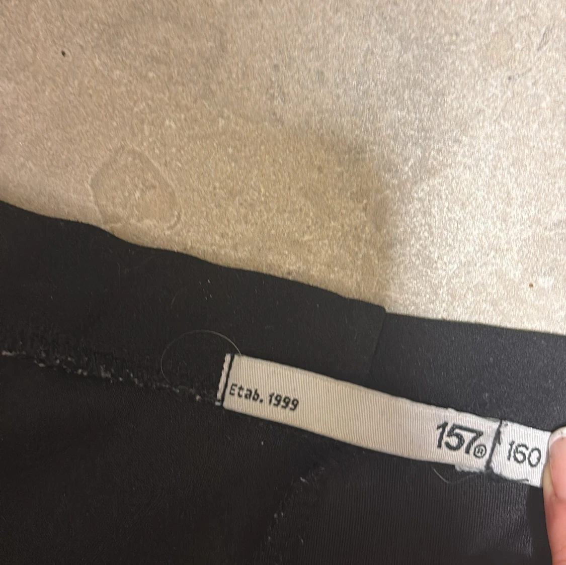 Svarta bootcut byxor 157/160 - 2