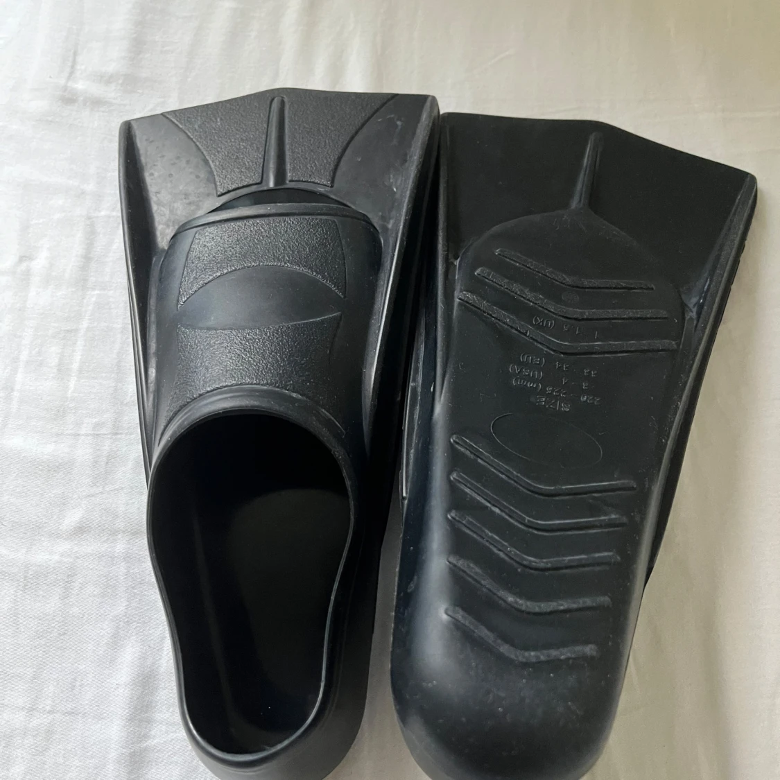 Svarta simfenor i gummi, stl 33-34 - 4