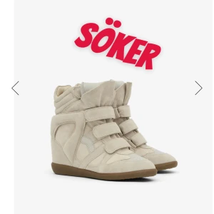 Beige sneakers, Isabel marant - Jag söker efter ett par beiga Isabel marant skor i storlek 42, kontakta mig ifall ni har 🙏
