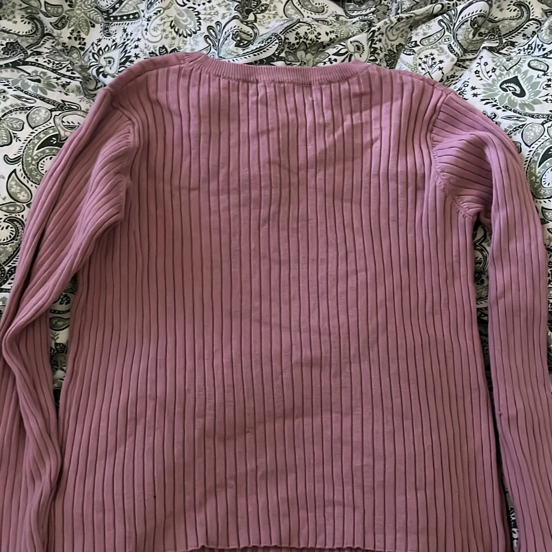 Rosa ribbad tröja från H&M - 1