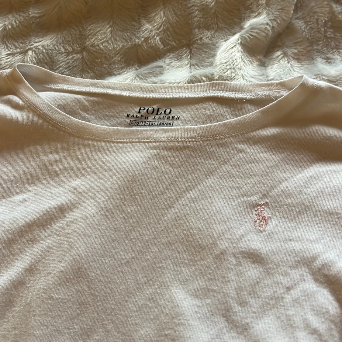 Vit långärmad Ralph Lauren - 1