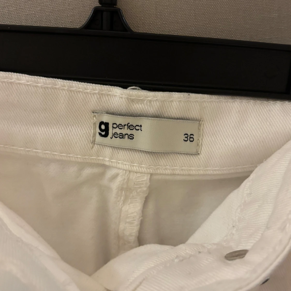 Vit jeanskjol med knappar från g perfect jeans - 2