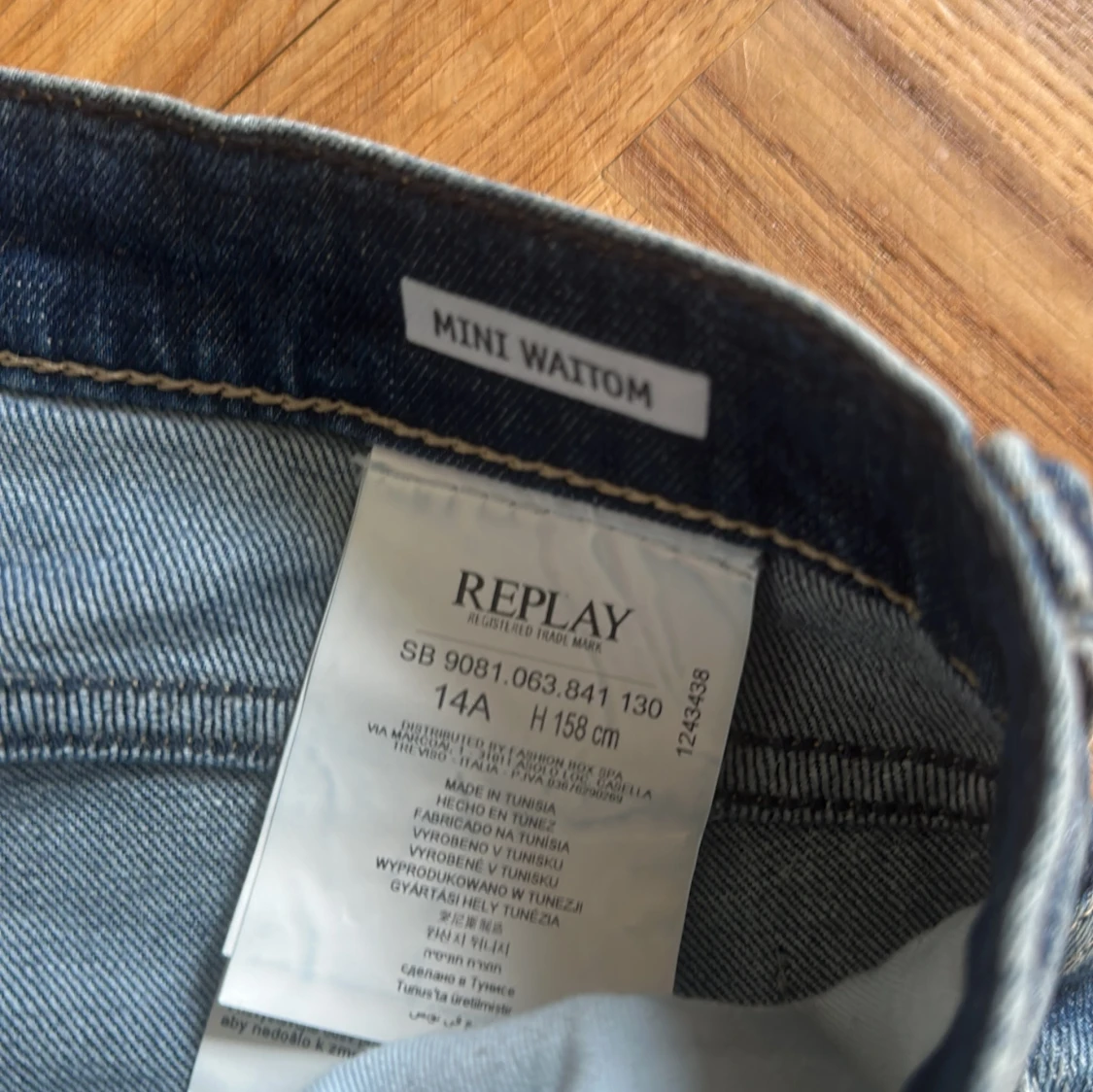 Replay Mini Waitom jeans med slitningar - 3