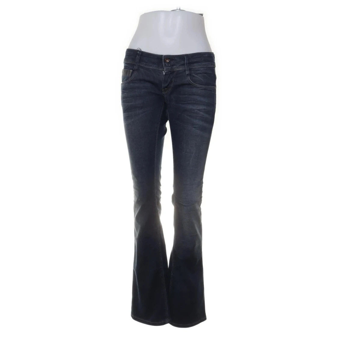 Mörkblå bootcut jeans