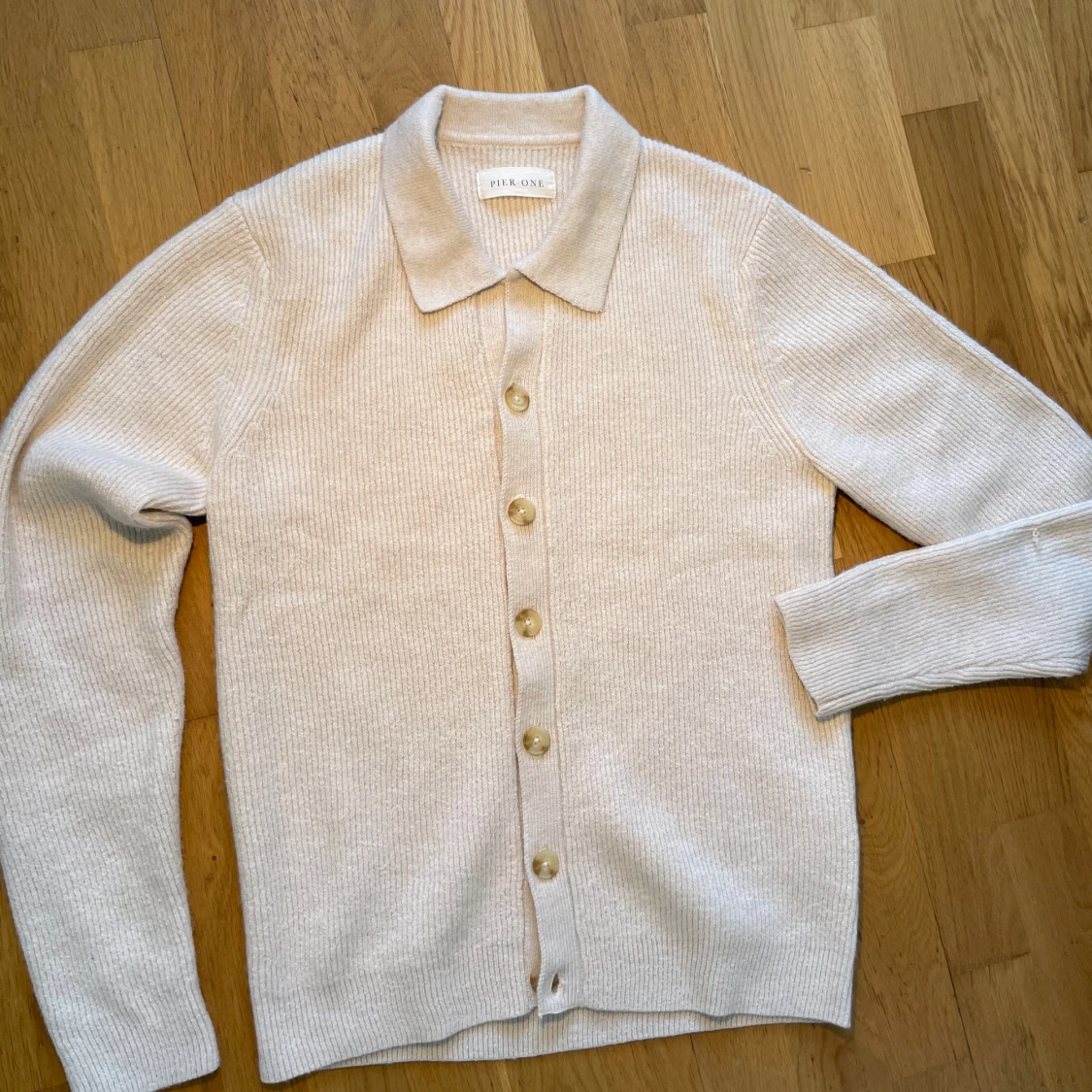 Ny vit/beige kofta - 1