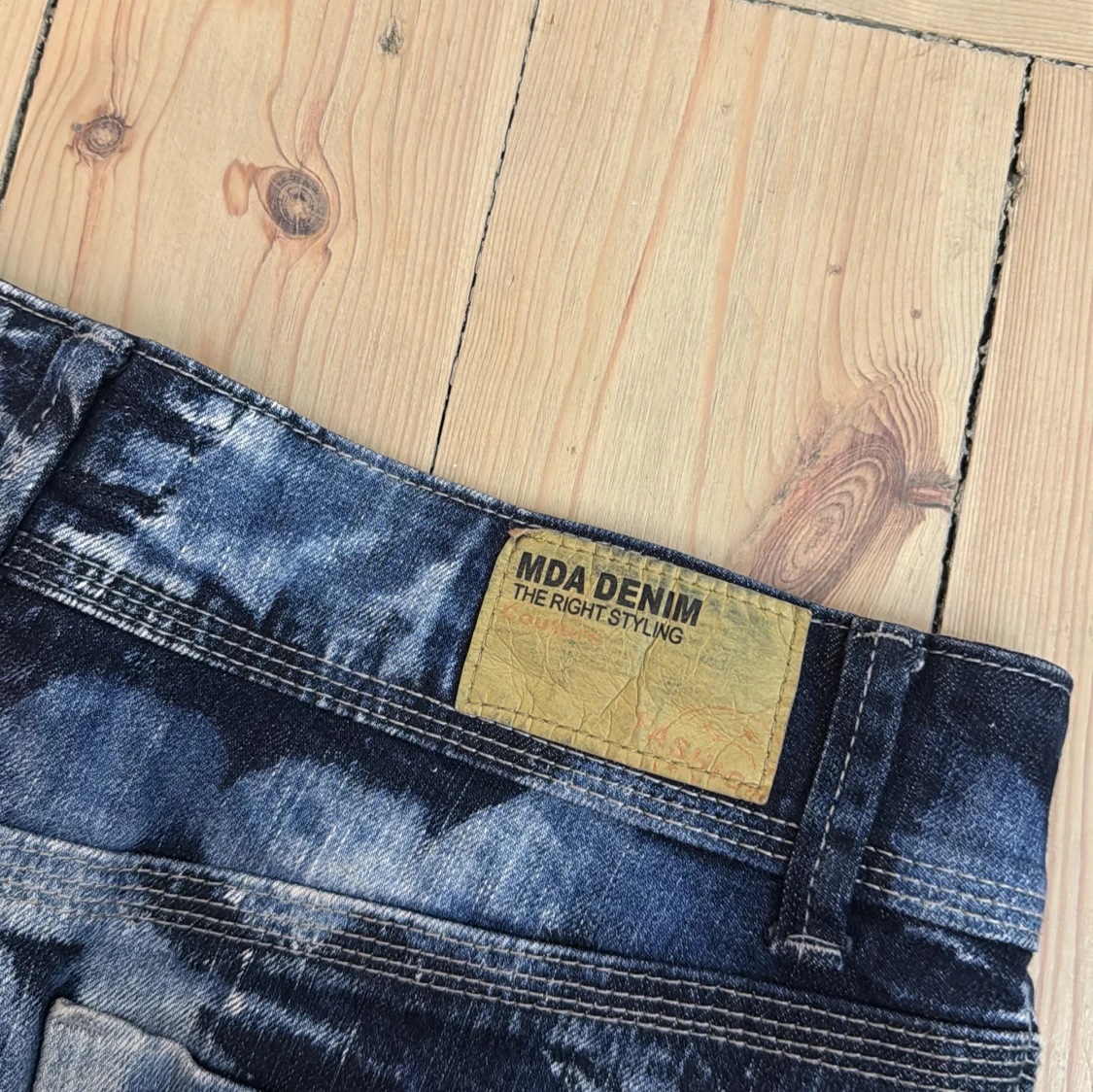 Blåvit jeanskjol från MOA DENIM - 4
