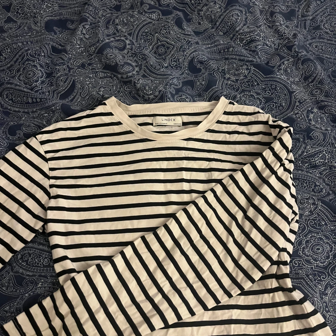 Randig långärmad tröja från Lindex - 1