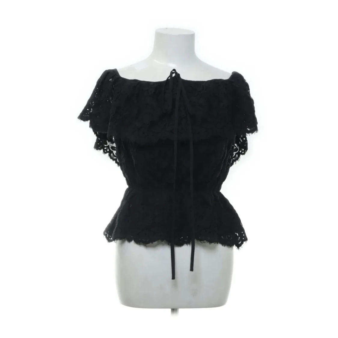 Svart spetsblus från Designers Remix - 3