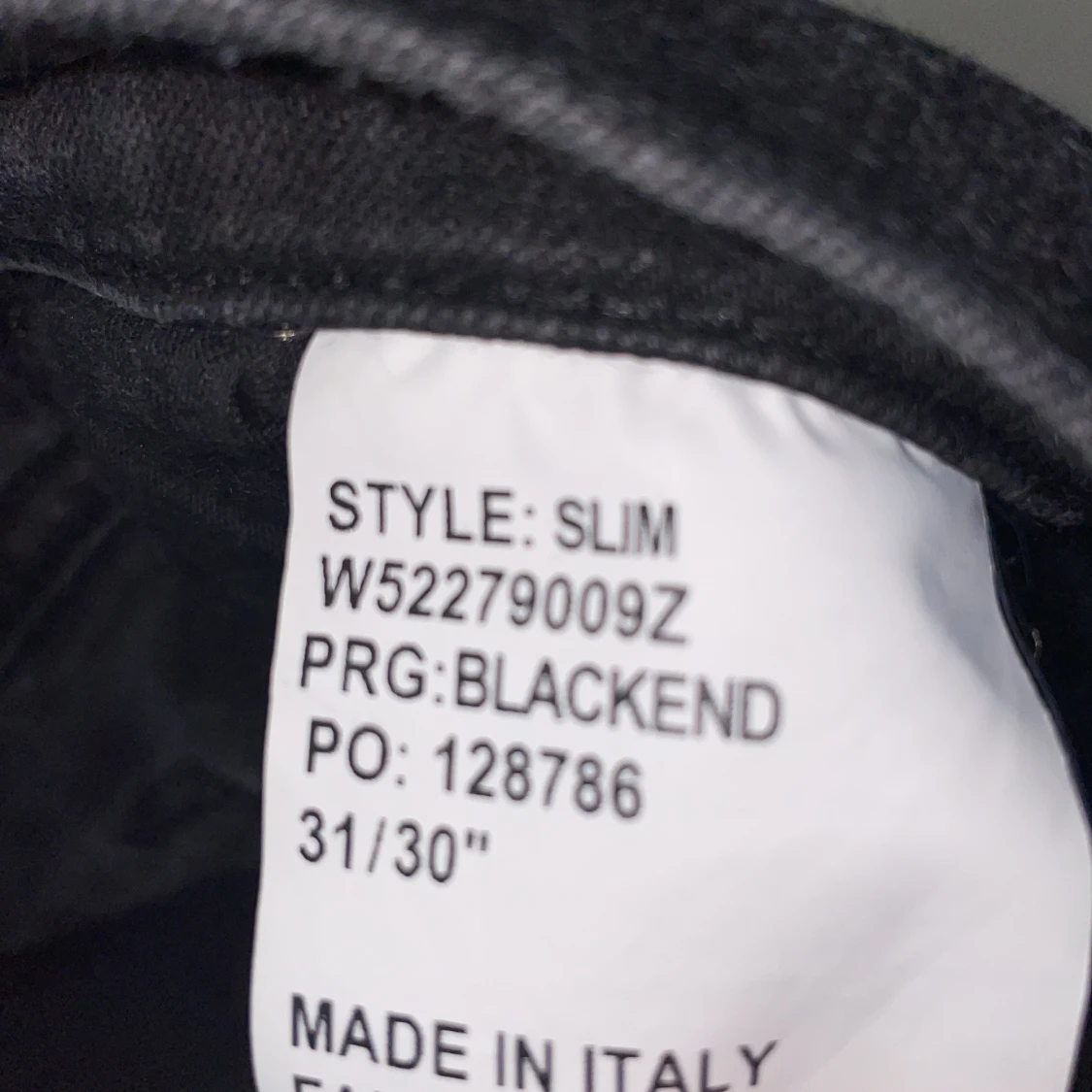 Svarta slim jeans 31/30 från tiger of sweden - 2