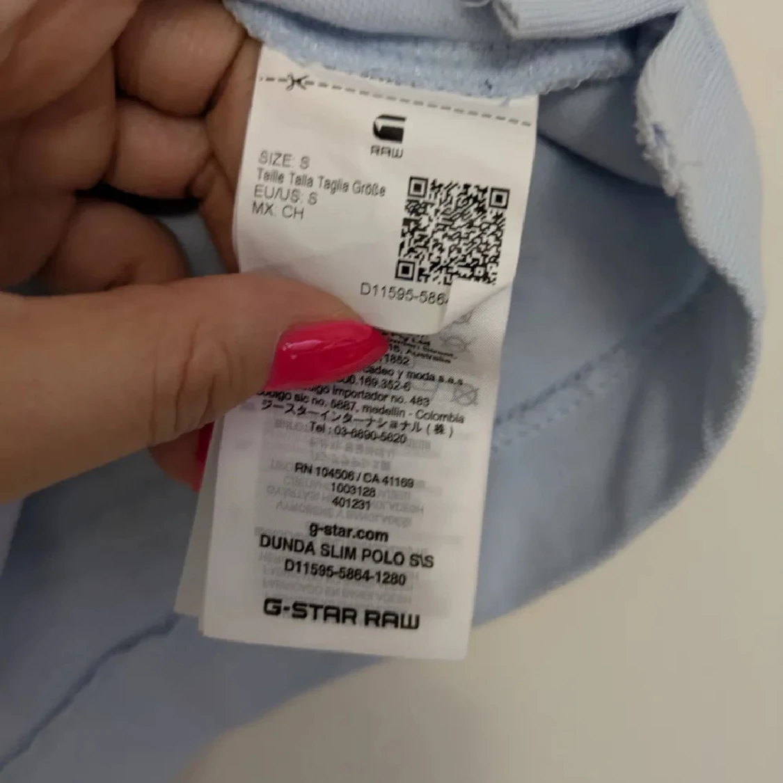 Ljusblå pikétröja från G-Star RAW - 4