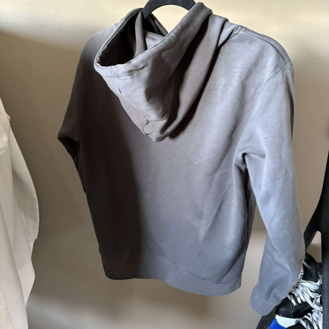 Grå Saint Laurent hoodie med tryck - 1